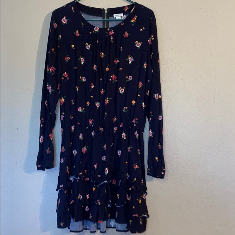 Black Red Yellow Chelsea Sky Size XL Midi Dress